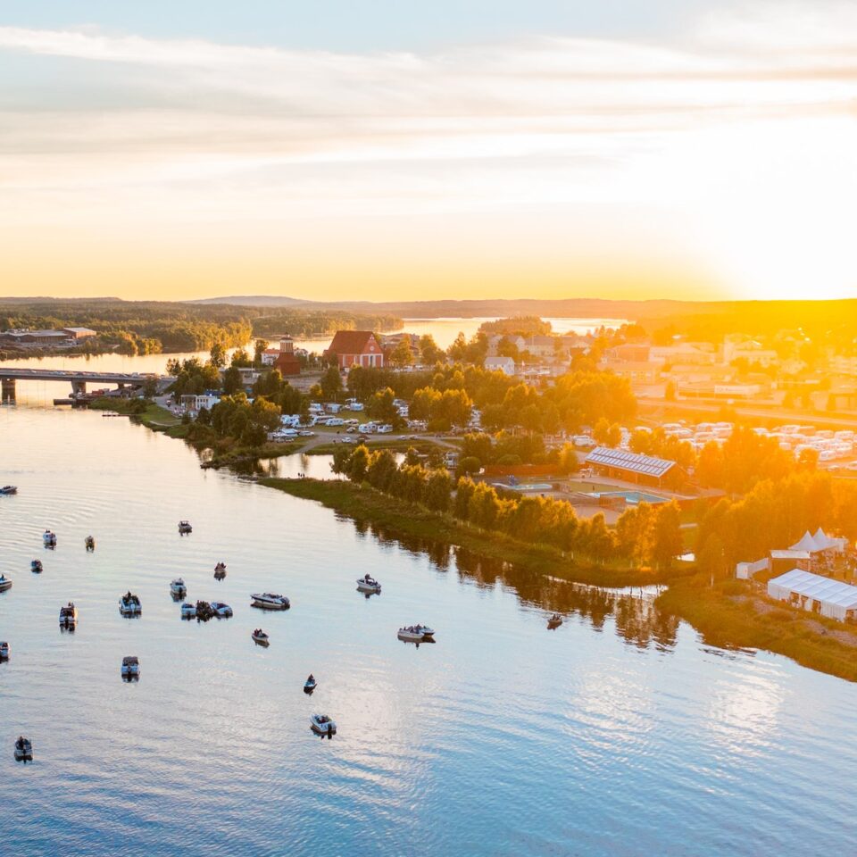 Sommarfesten och Kalix från vattnet
